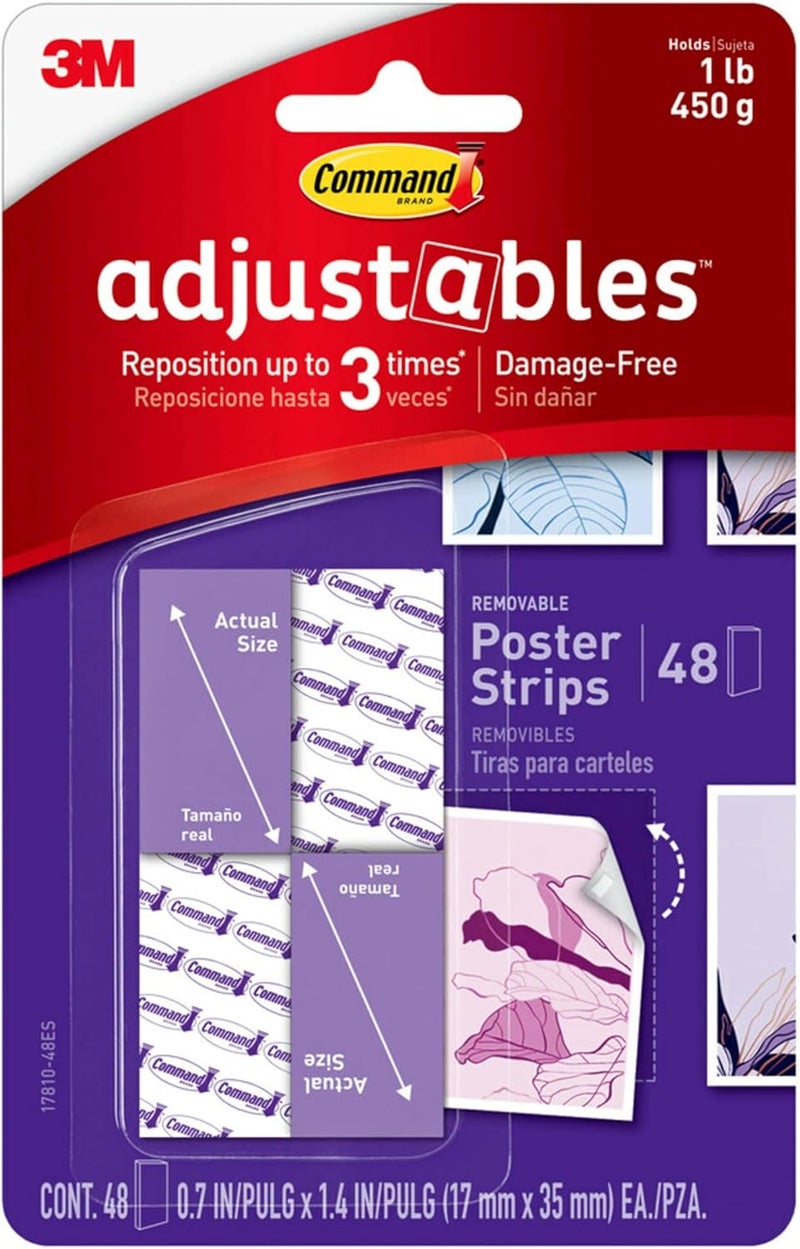 Command 17810-48ES Adjustables Strips, 0 - Image 1
